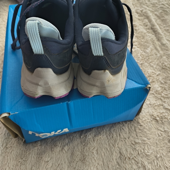 Hoka Women's Anacapa Breeze Sneakers in Blue and Pink - Picture 3 of 11